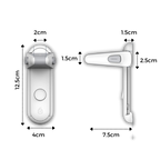 Serrure pour poignée de porte