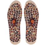 Semelle intérieure massante à motif de galets