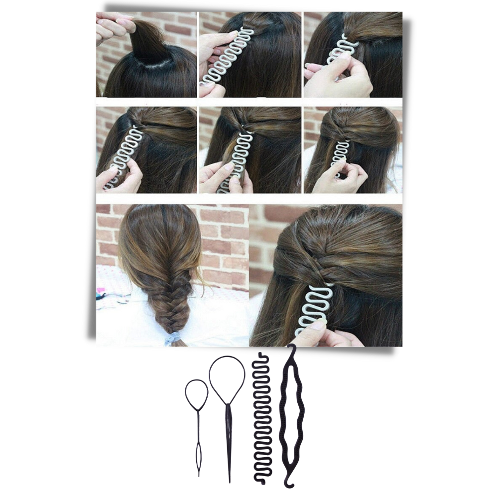 Kit de tressage de cheveux