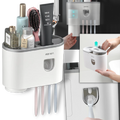 Support de distributeur de dentifrice tout-en-un