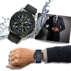 Montre à quartz de luxe étanche
