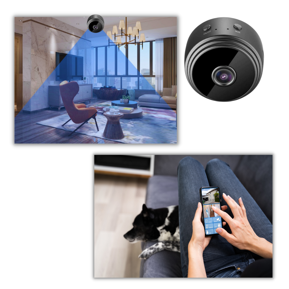 Mini caméra de surveillance sans fil
