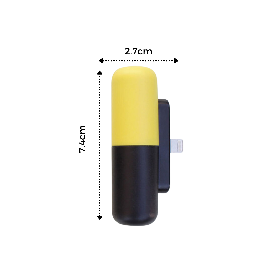 Mini-chargeur portable en forme de capsule
