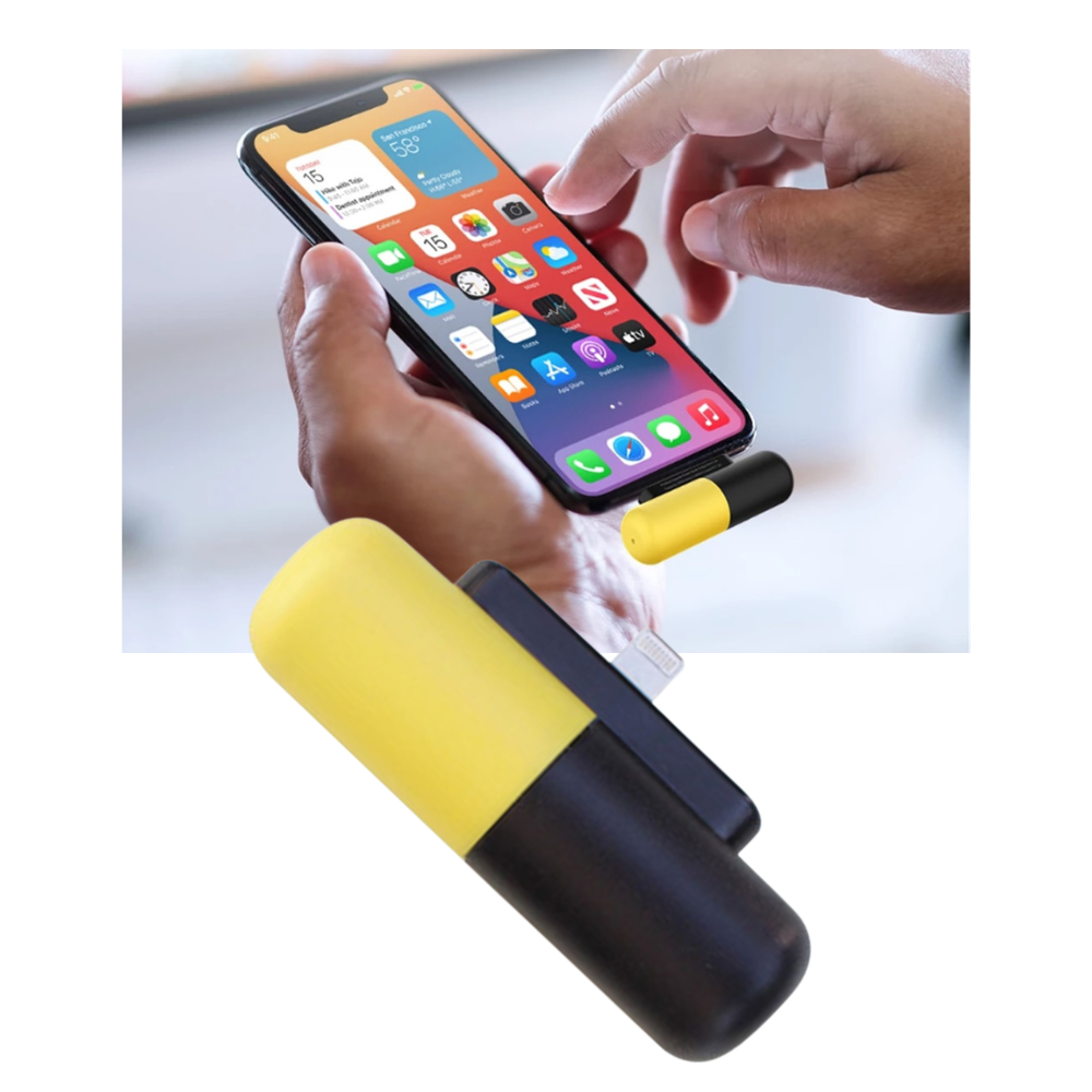 Mini-chargeur portable en forme de capsule