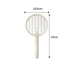 Raquette anti-moustique pliable 2-en-1