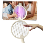 Raquette anti-moustique pliable 2-en-1