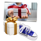 Mini chaussure pour support de vélo