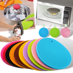 Sous-verre porte-pot en silicone