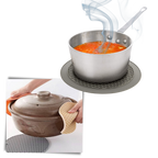 Sous-verre porte-pot en silicone