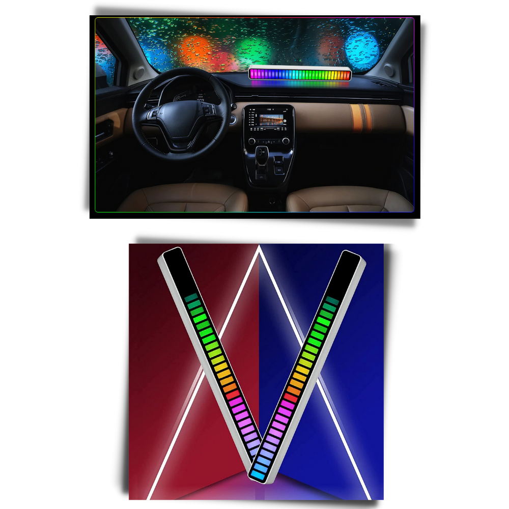 Lumière d'ambiance musicale à LED