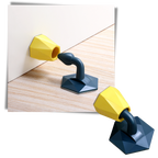Butoir et support de porte en silicone