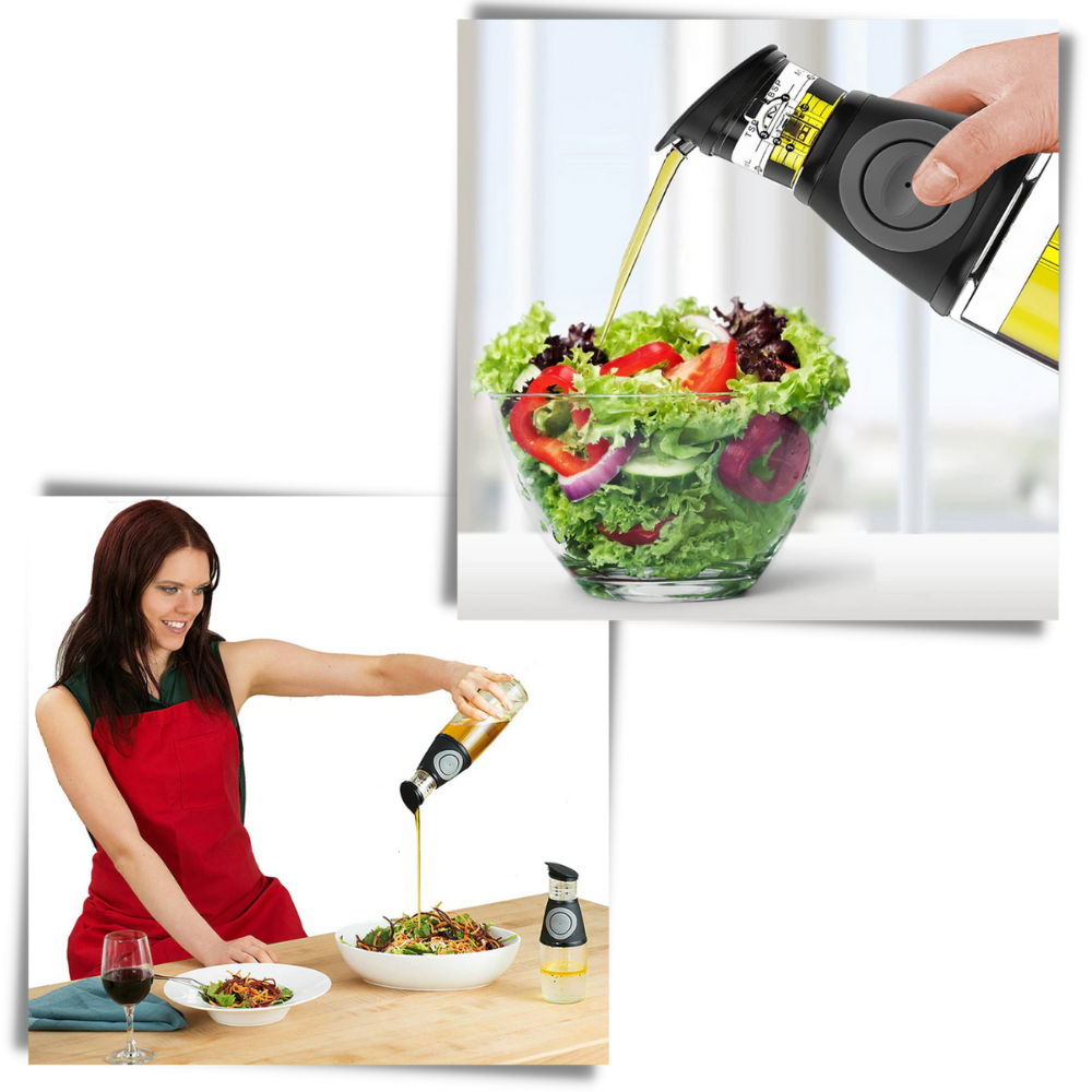 Bouteille distributrice d'huile de cuisine