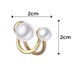 Pendants d'oreilles en perles vintage