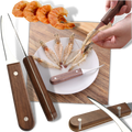 Couteau décortiqueur de crevettes en acier inoxydable
