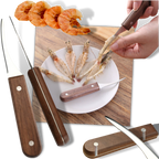 Couteau décortiqueur de crevettes en acier inoxydable