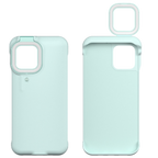 Étui de téléphone avec anneau lumineux LED