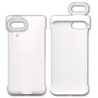Étui de téléphone avec anneau lumineux LED