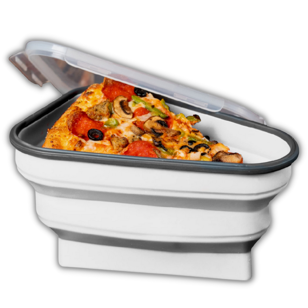 Boite extensible de conservation de pizza
