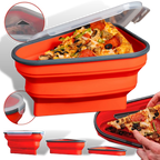 Boite extensible de conservation de pizza