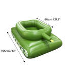Char d'assaut gonflable pour piscine