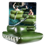 Char d'assaut gonflable pour piscine