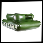 Char d'assaut gonflable pour piscine