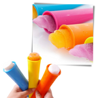 Pack de 5 moules en silicone pour sucettes glacées