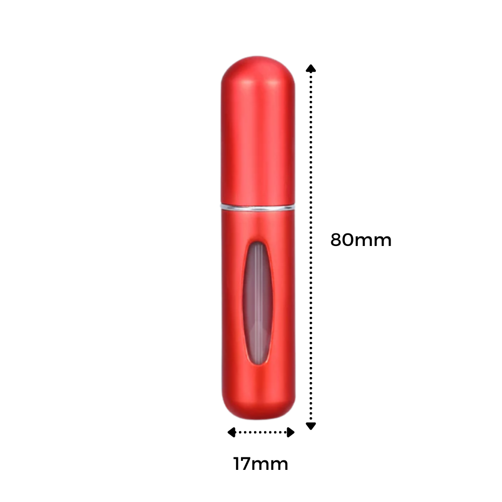 Lot de 3 mini-flacons de parfum rechargeables