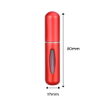 Lot de 3 mini-flacons de parfum rechargeables