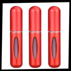 Lot de 3 mini-flacons de parfum rechargeables