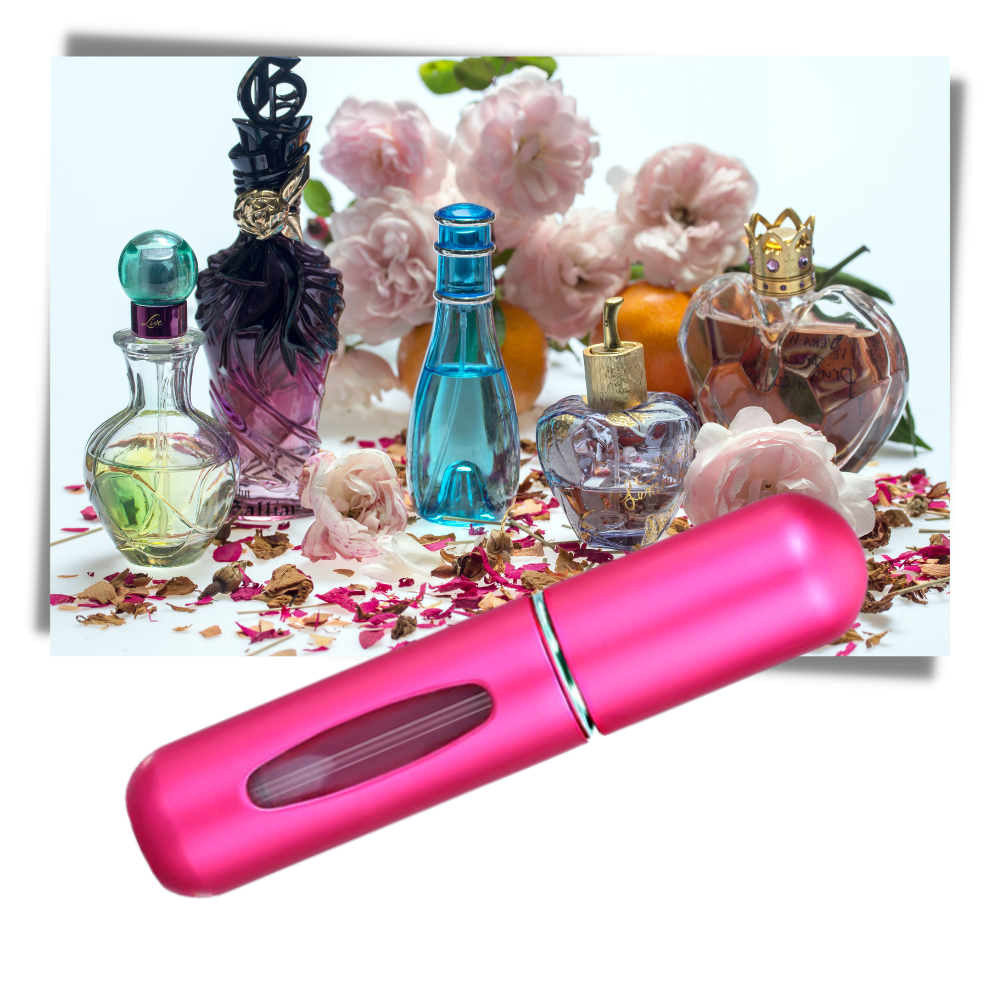 Lot de 3 mini-flacons de parfum rechargeables