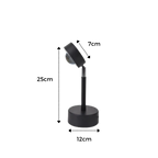Lampe de bureau avec projecteur de lumière colorée LED