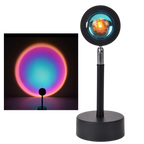 Lampe de bureau avec projecteur de lumière colorée LED