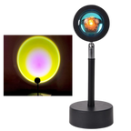 Lampe de bureau avec projecteur de lumière colorée LED