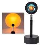 Lampe de bureau avec projecteur de lumière colorée LED