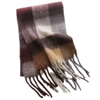 Écharpe d'hiver à carreaux pour femmes