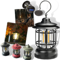 Lanterne de camping rétro à LED