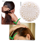 Barre de shampooing et d'après-shampooing au riz