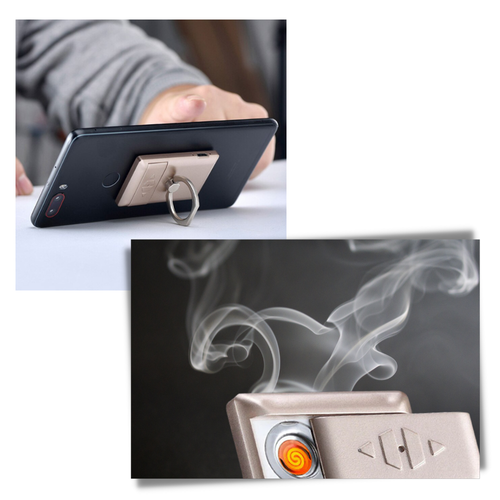 Bague de téléphone avec briquet