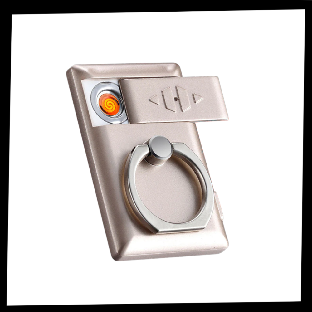 Bague de téléphone avec briquet