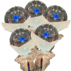 Magnifique ballon LED à rose en DIY