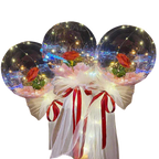 Magnifique ballon LED à rose en DIY