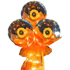 Magnifique ballon LED à rose en DIY