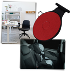 Siège auto pivotant en mousse à mémoire de forme