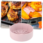 Poêle en silicone réutilisable pour friteuse à air
