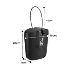 Coffre-fort portable avec poignée