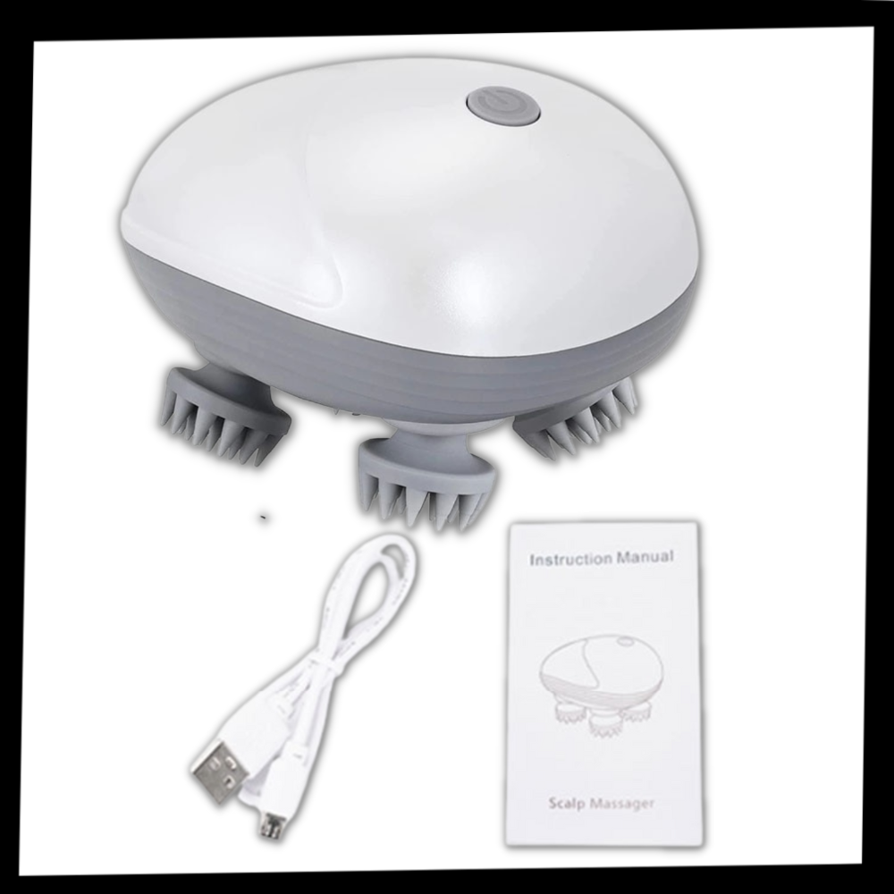 Masseur vibrant pour le cuir chevelu