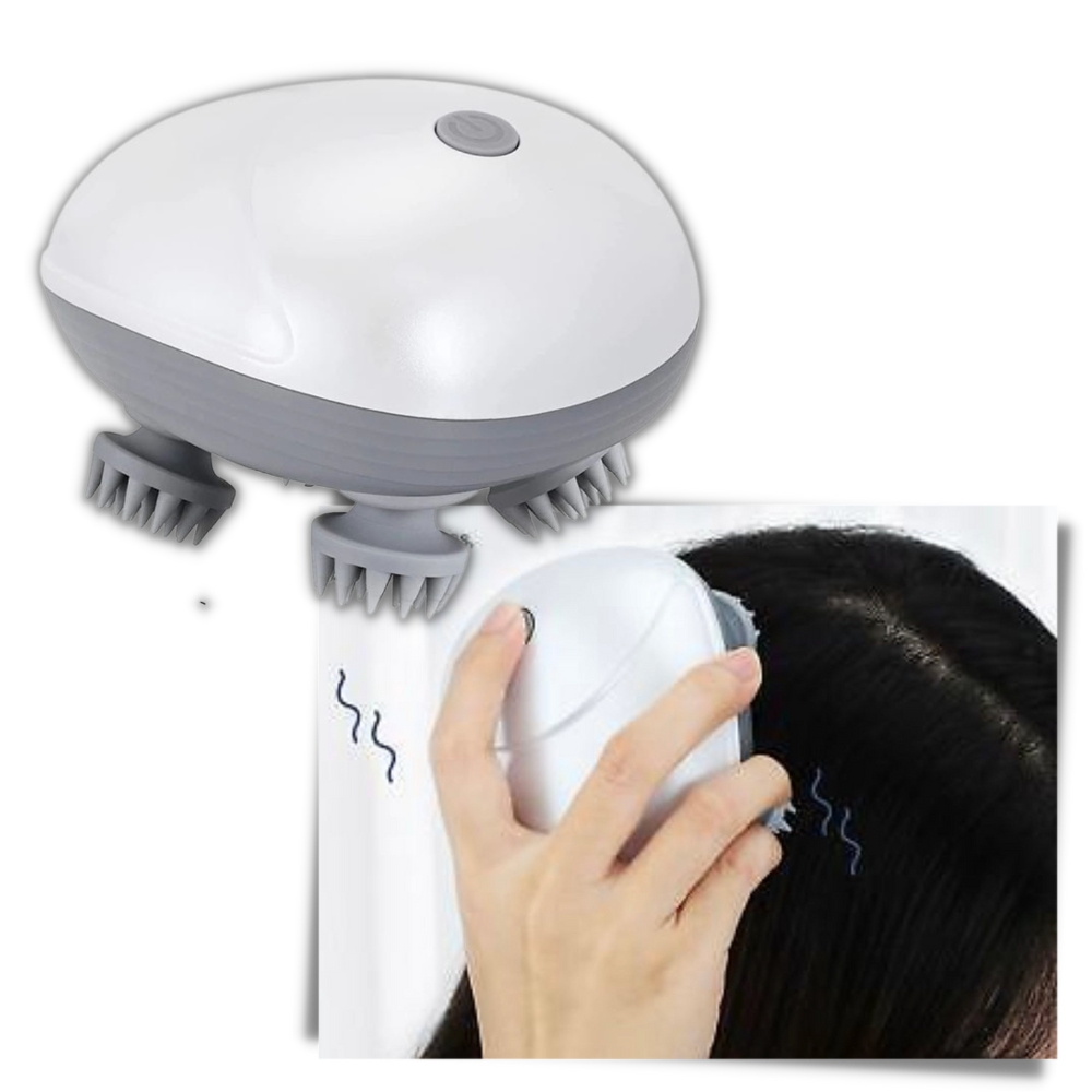 Masseur vibrant pour le cuir chevelu