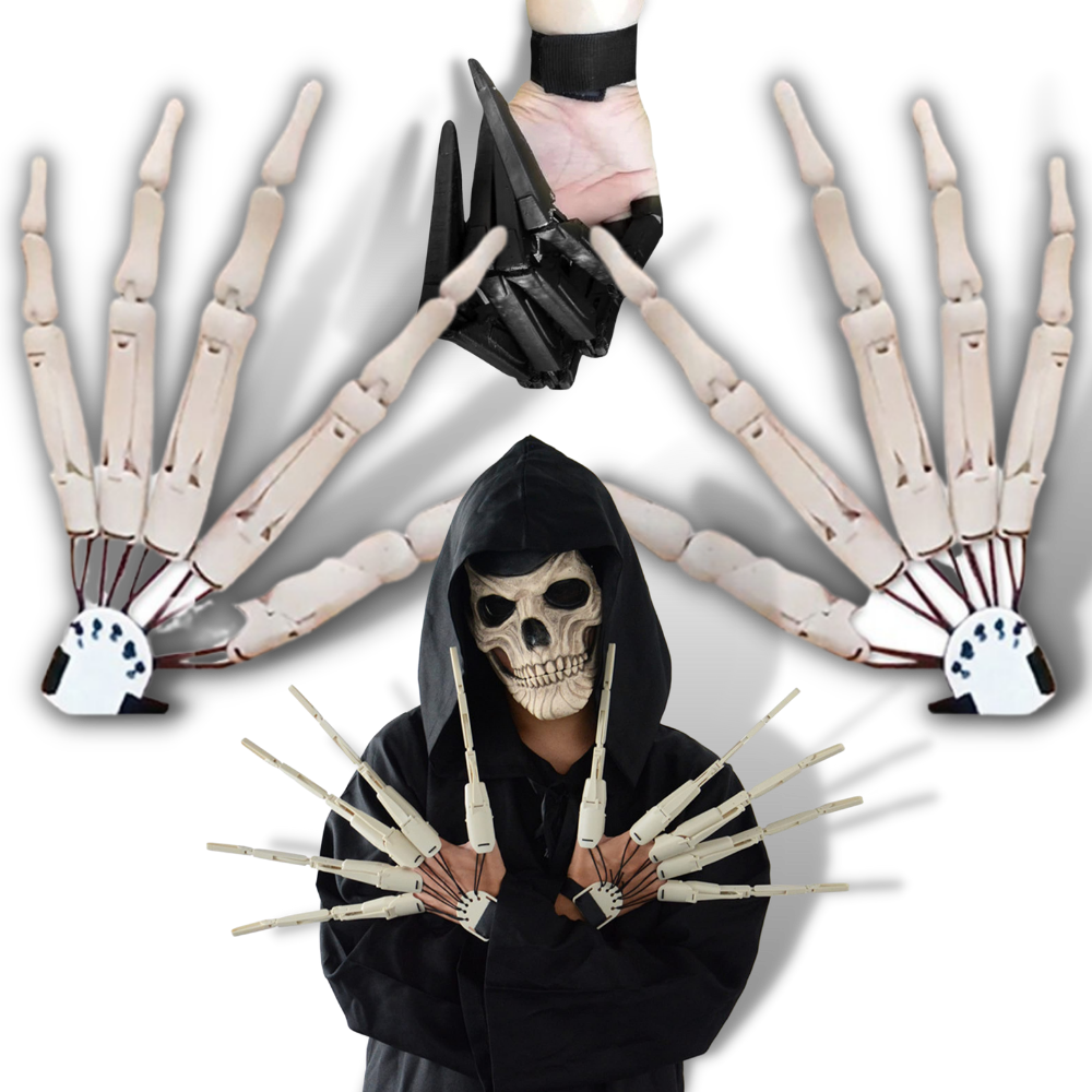 Gants mains de squelette