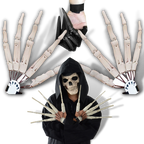Gants mains de squelette